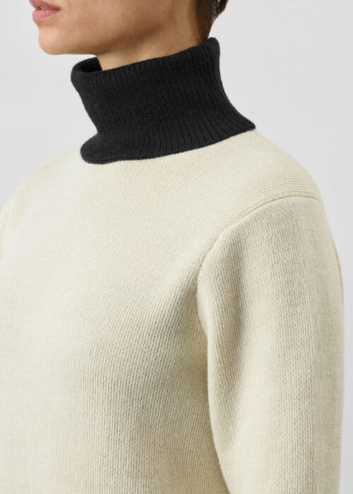 Product thumbnail image for »Atman« Polo-Neck Sweater Baby Alpaca