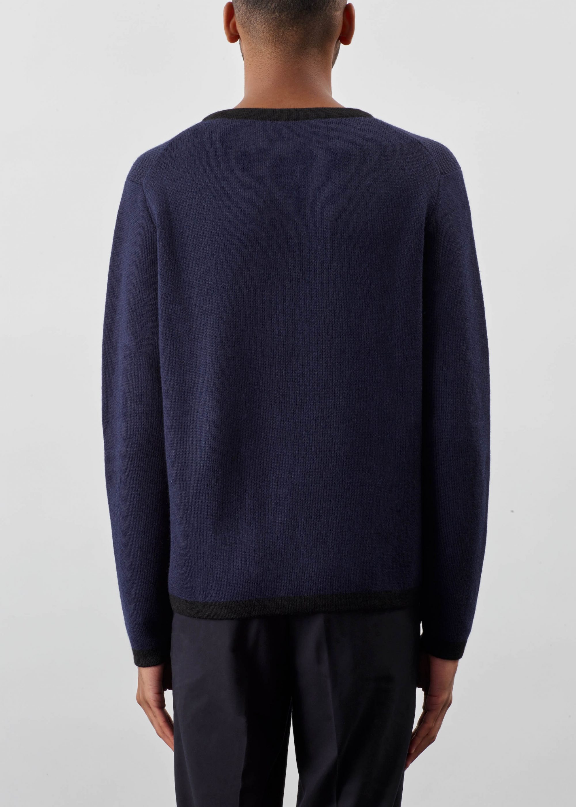 Product image for »Bauhaus« Sweater Baby Alpaca | Navy Black