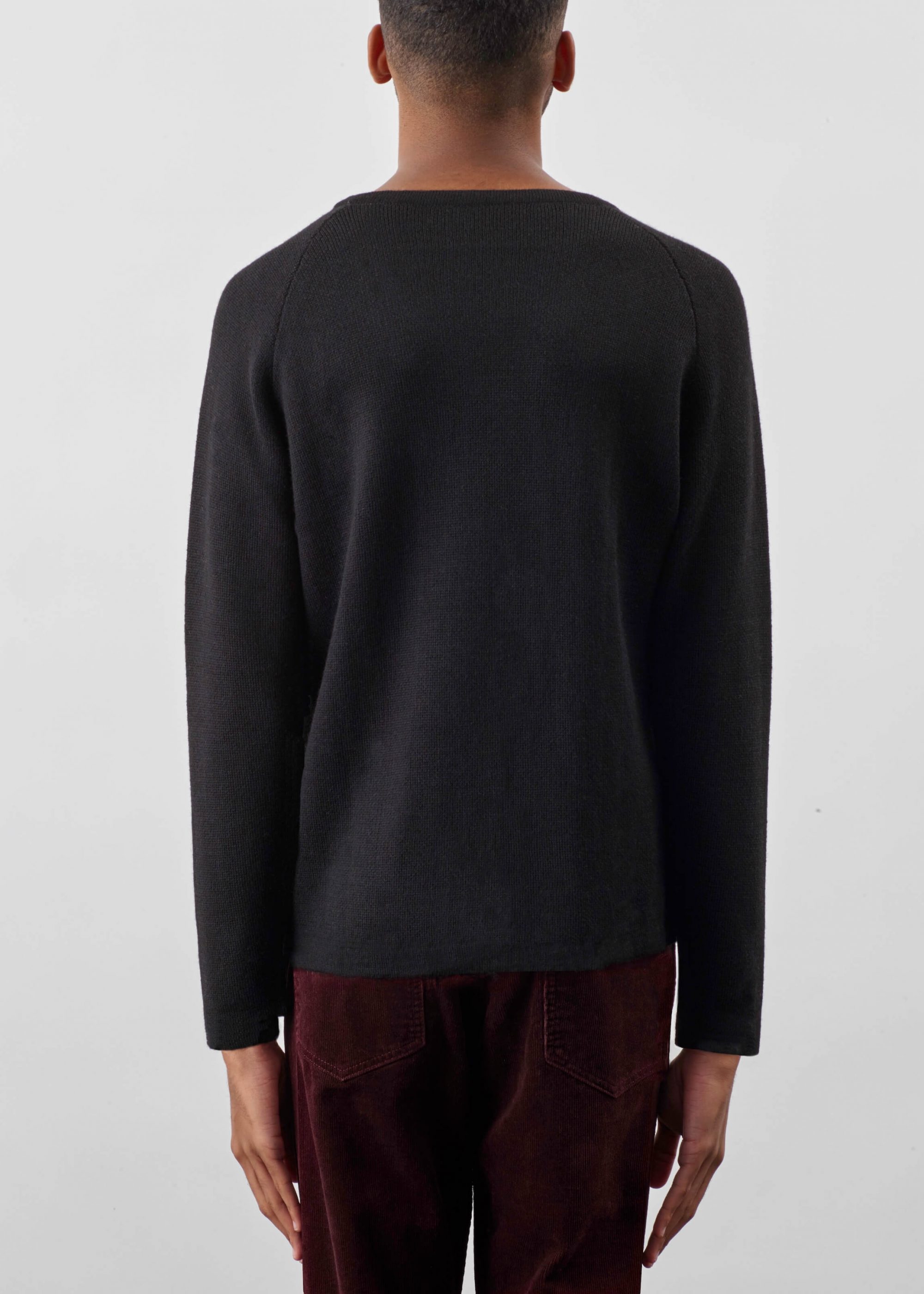 Product image for »Dean« Raglan Sweater Baby Alpaca | Black