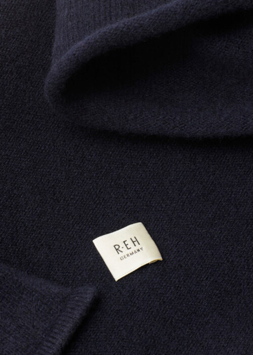 Product thumbnail image for »Planck« Navy Scarf Felted Cashmere Merino