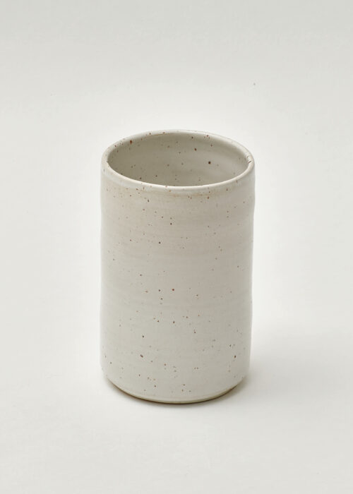»Balzar« Tumbler Mug White Matt | Genuine Stoneware