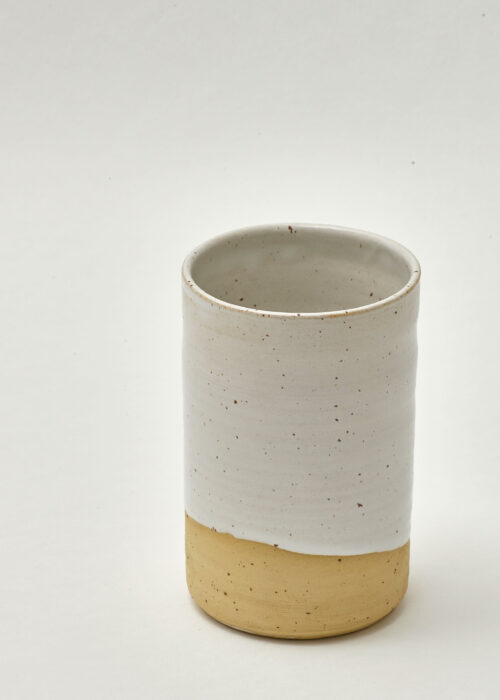 »Bezanson« Tumbler Mug Semi-glazed White Matt