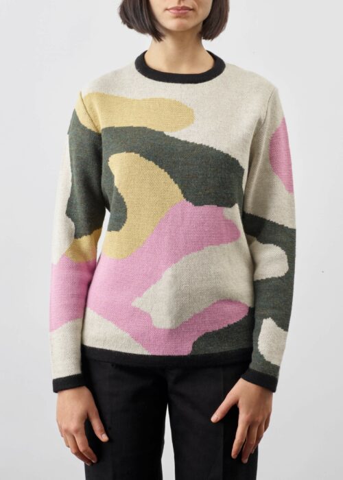 »Corbusier« Jacquard Sweater Baby Alpaca