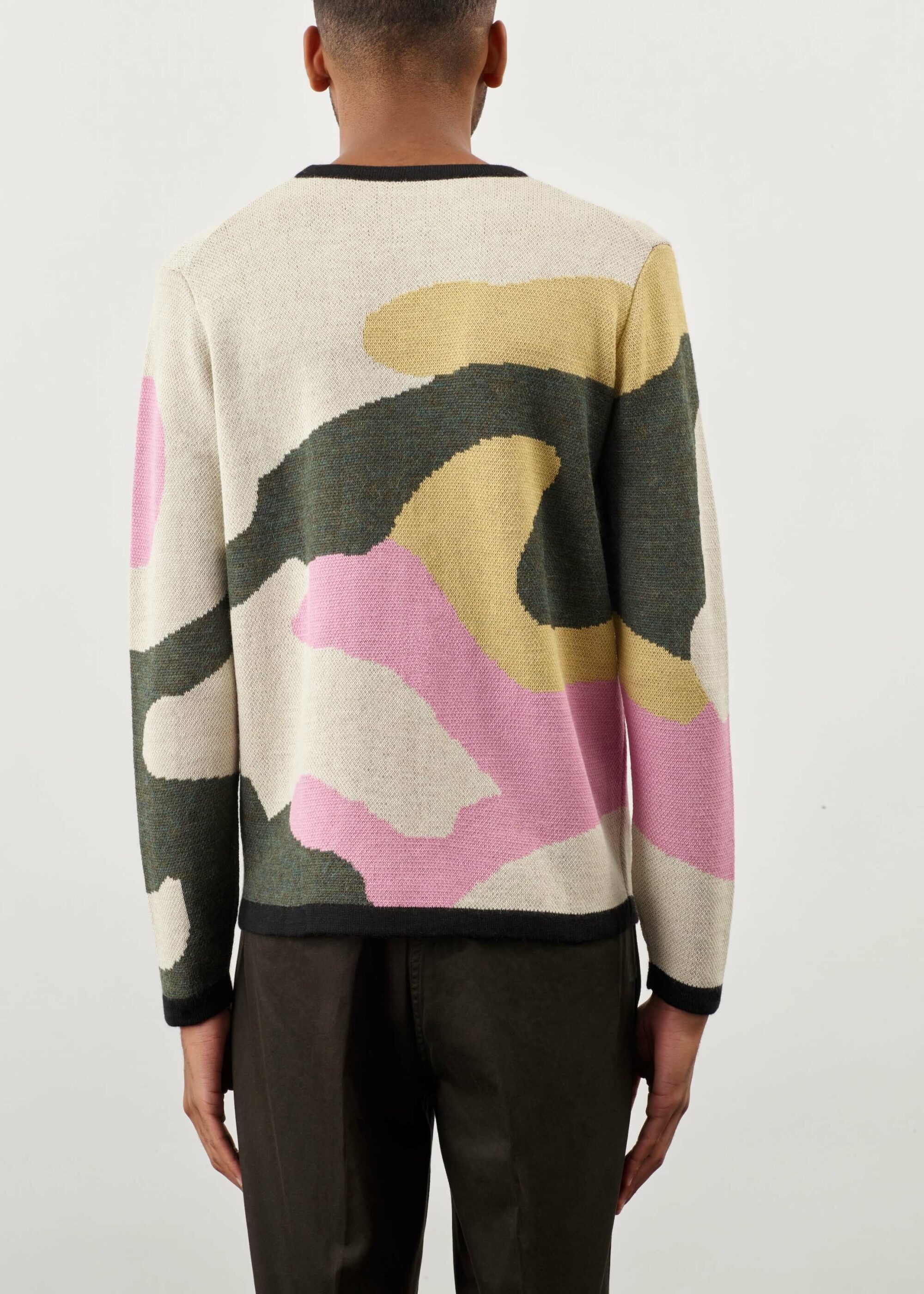 Product image for »Corbusier« Jacquard Sweater Baby Alpaca | Colour Mix