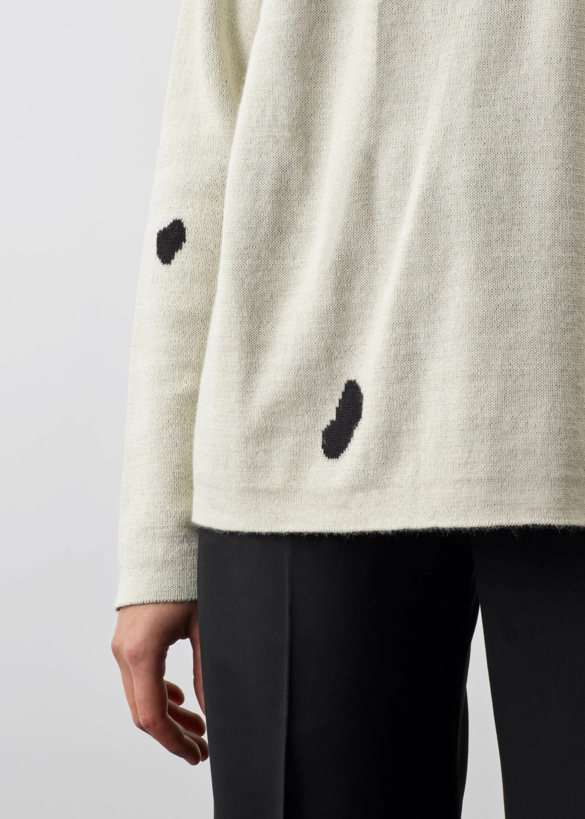 Product image for »Ermine« Jacquard Sweater Baby Alpaca