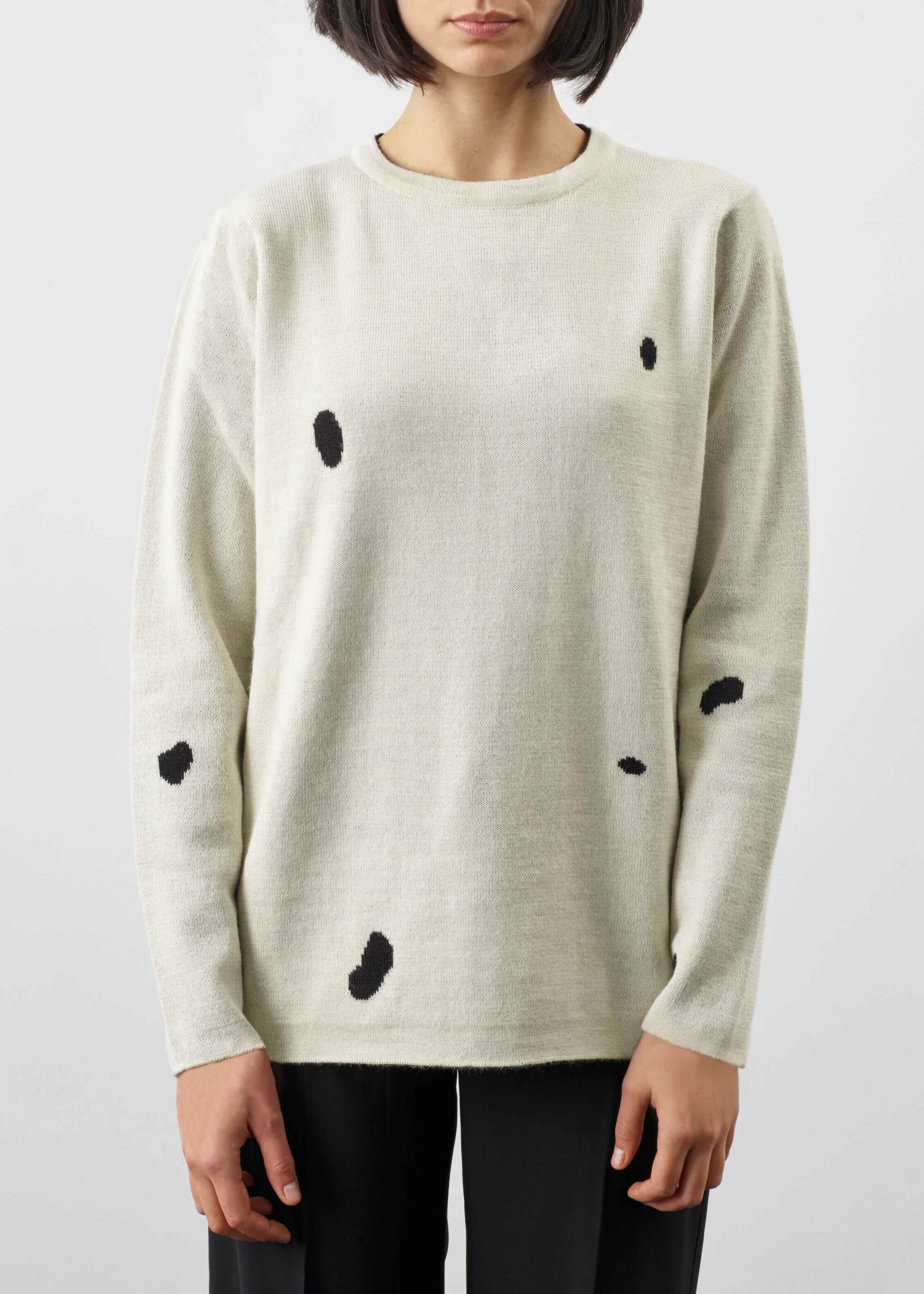 Product image for »Ermine« Jacquard Sweater Baby Alpaca