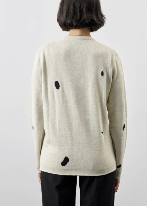 Product thumbnail image for »Ermine« Jacquard Sweater Baby Alpaca