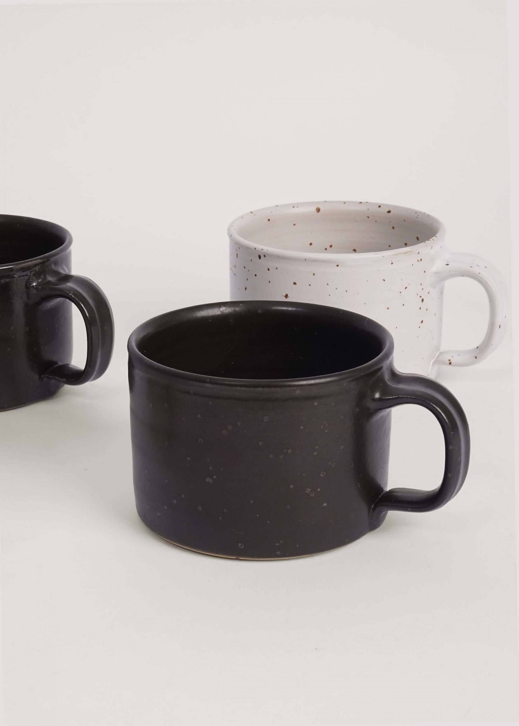 Product image for »Friedländer & Burri« Stoneware Cup Set Black White