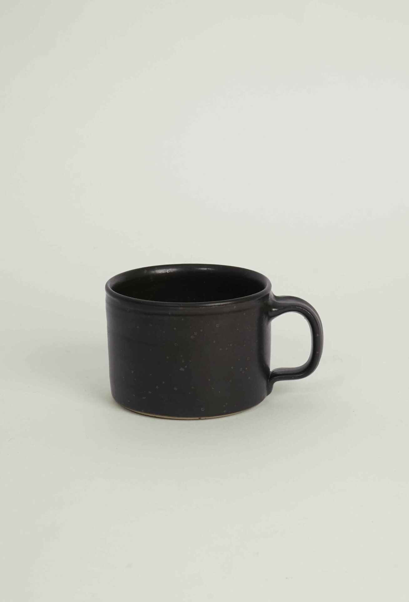 »Burri« Black Matt Cup | Genuine Stoneware