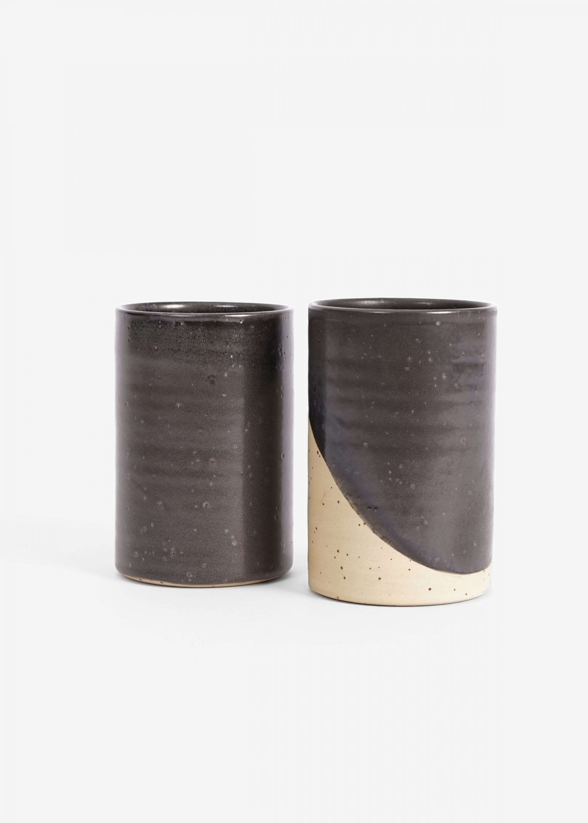 Product image for »Burri« Tumbler Mug Black Matt | Genuine Stoneware