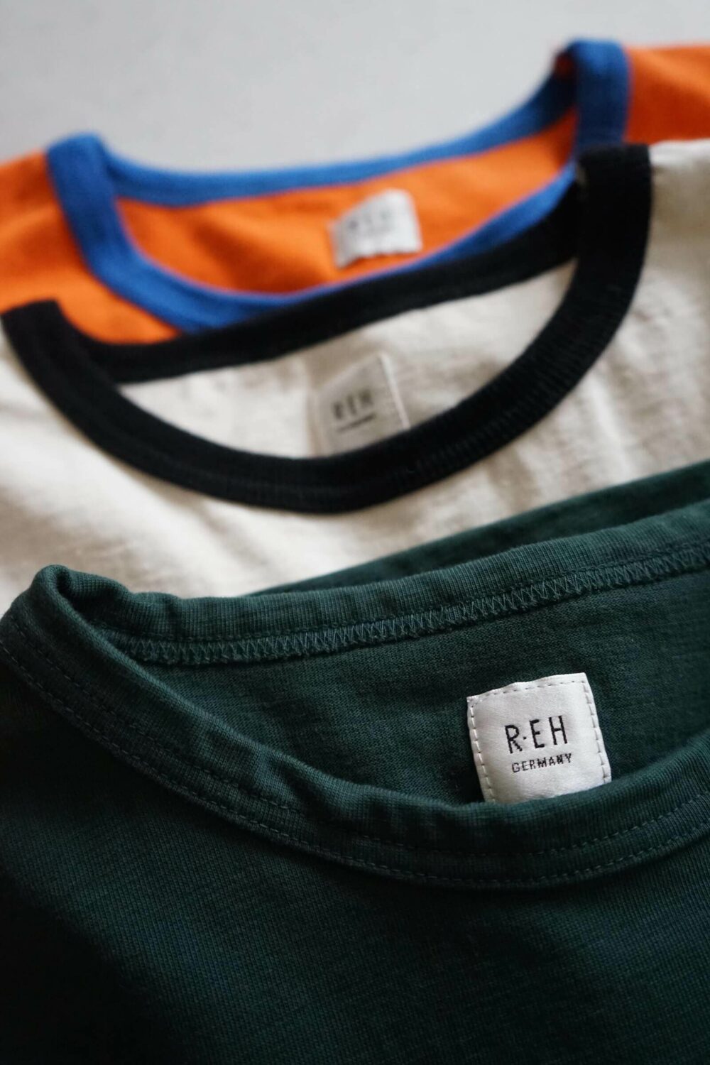 Durable 70s Ringer T-shirt by R.EH made in Germany