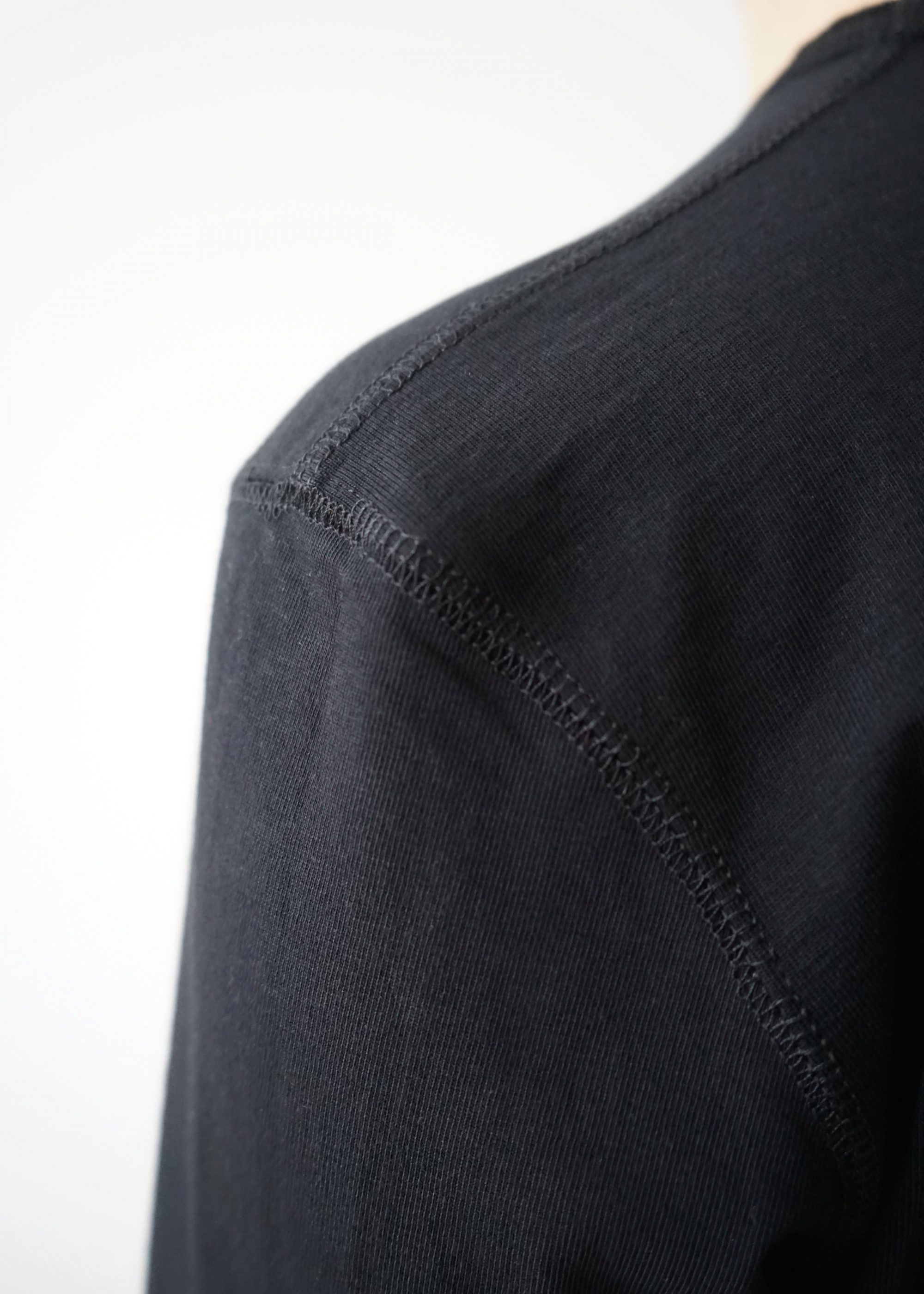 Product image for »Chet« Black Ringer T-Shirt 100% Organic Cotton