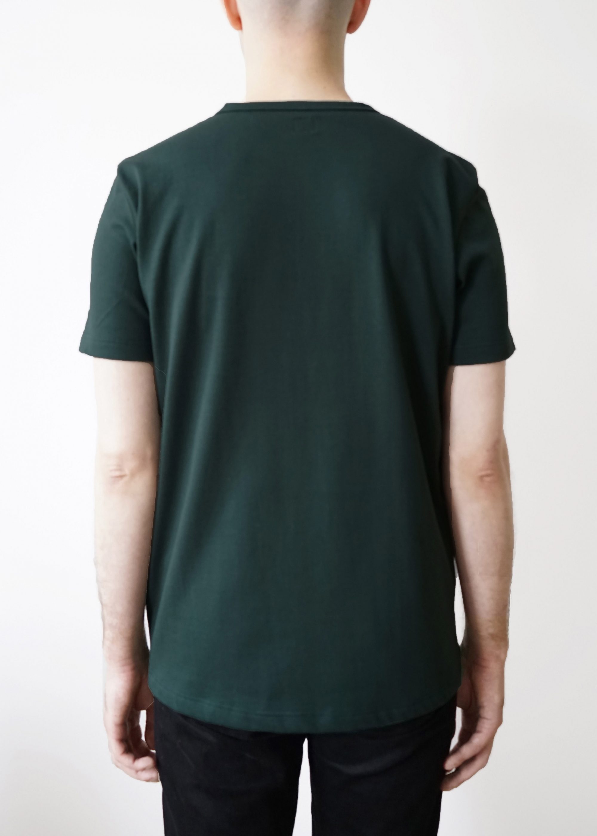 Product image for »Baum« Dark Green Ringer T-Shirt 100% Organic Cotton