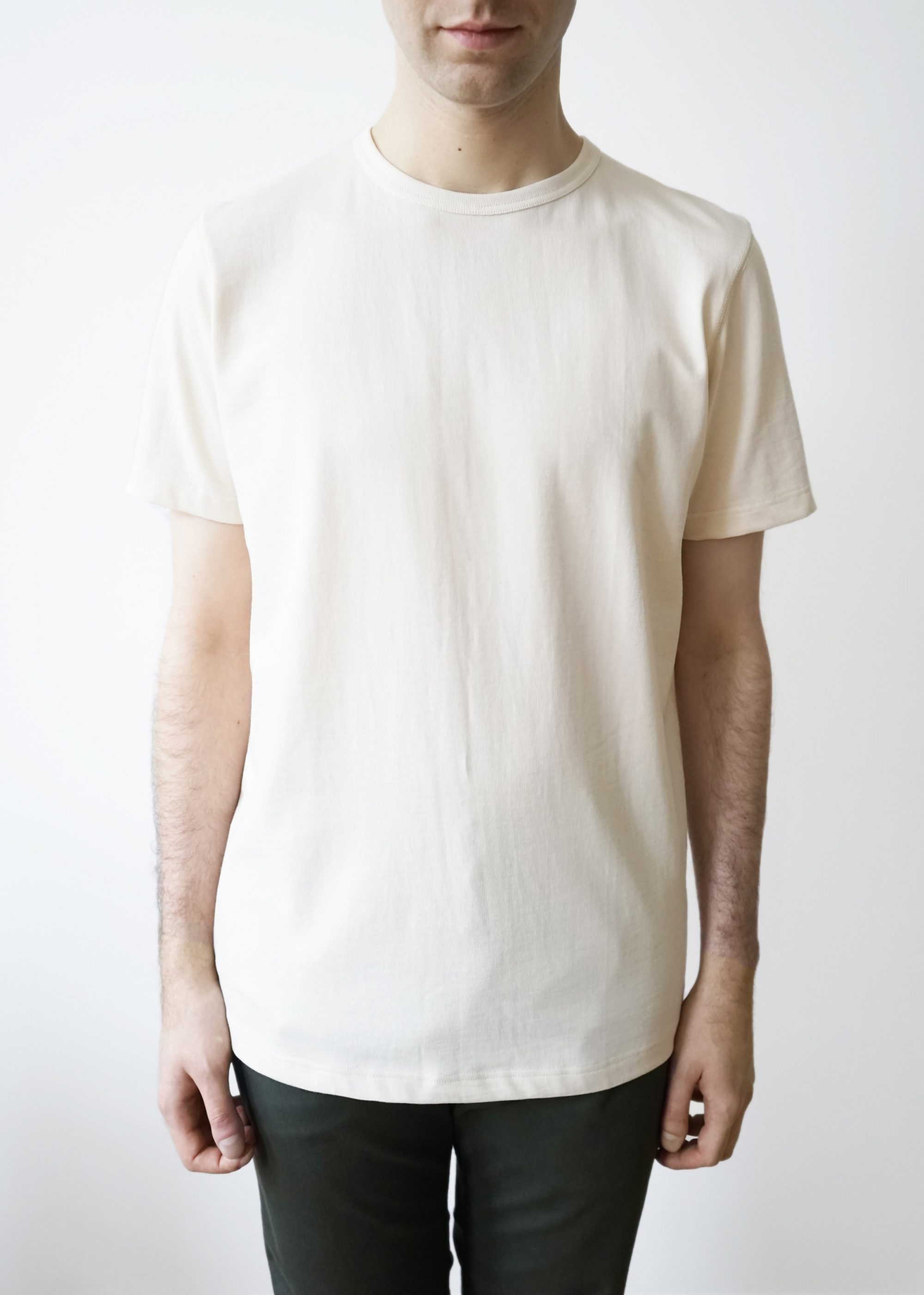 Product image for »Gréco« Ecru Ringer T-Shirt 100% Organic Cotton