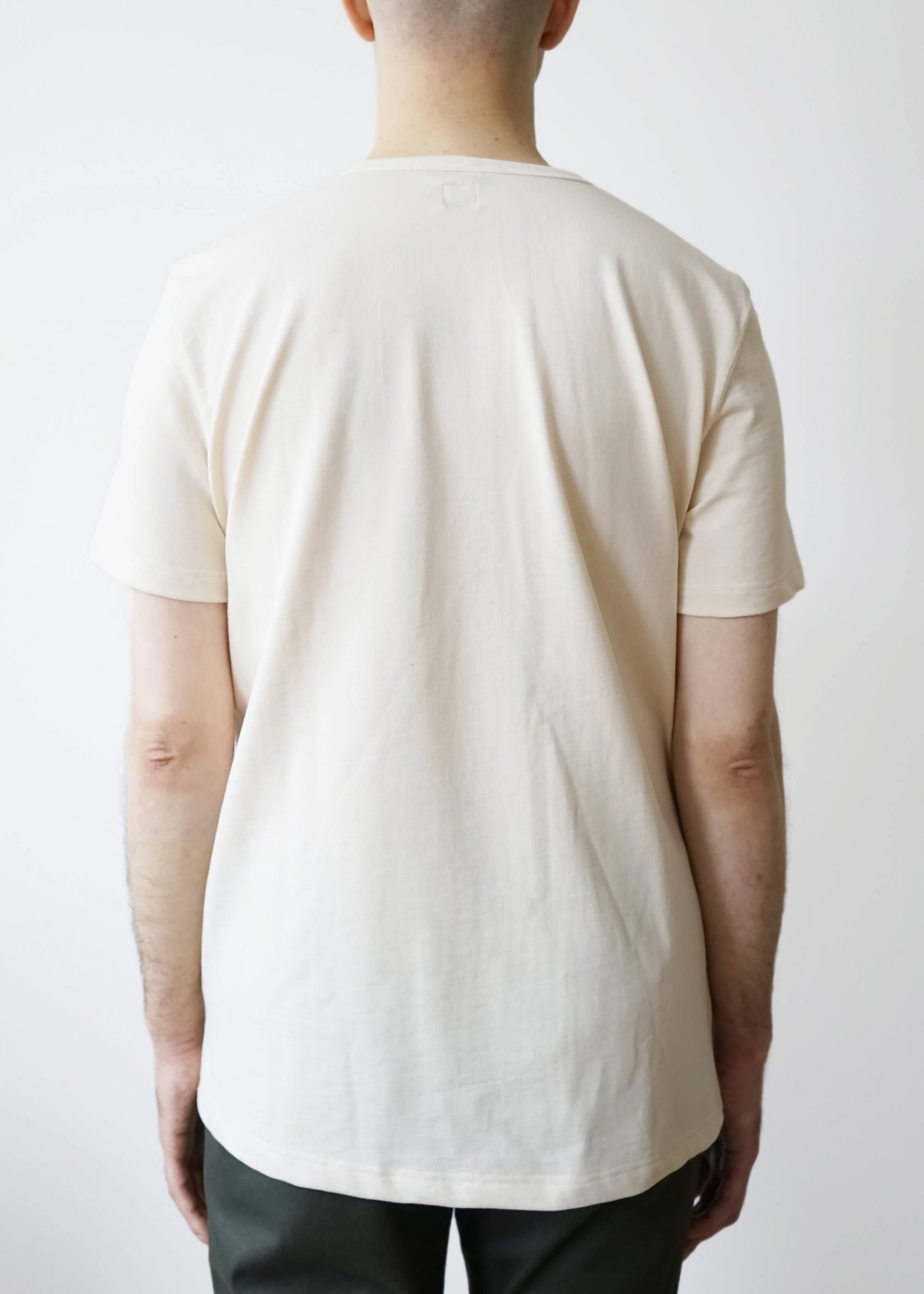 Product image for »Gréco« Ecru Ringer T-Shirt 100% Organic Cotton