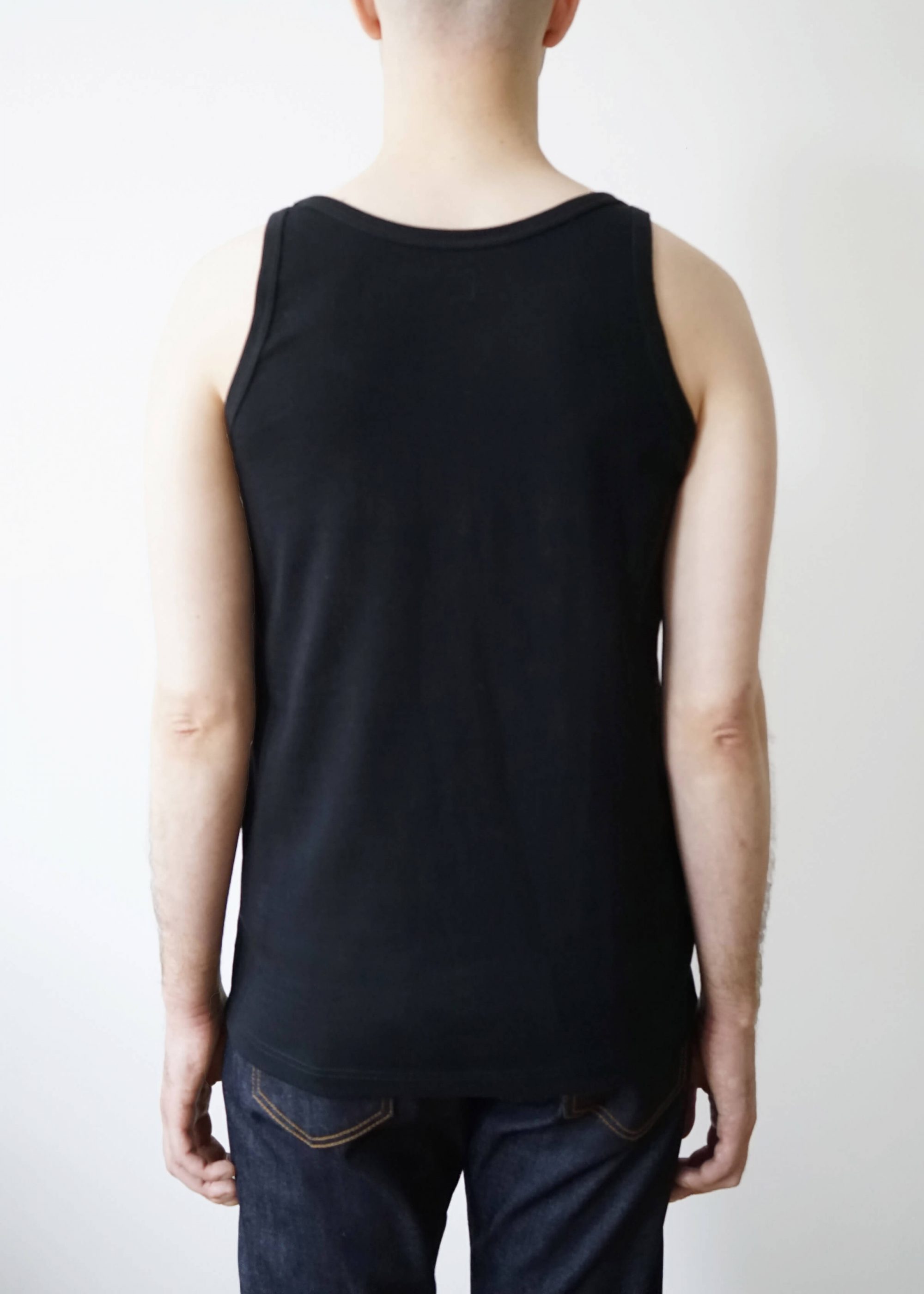 Product image for »Rothko« Black Organic Cotton Tank Top