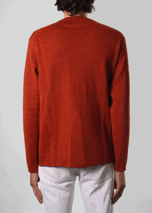 Product thumbnail image for »Harrison« Reversible Sweater Alpaca | Cobalt-Blue Orange