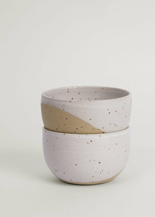 Product thumbnail image for »Lobe« White-Unglazed Tea-Coffee Ceramic Bowl Stoneware