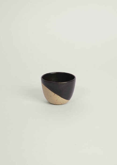 Product thumbnail image for »Baba« Black-Unglazed Espresso-Sake Ceramic Bowl Stoneware