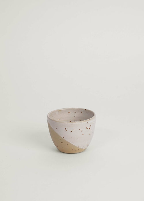 Product thumbnail image for »Lobe« White-Unglazed Espresso-Sake Ceramic Bowl Stoneware