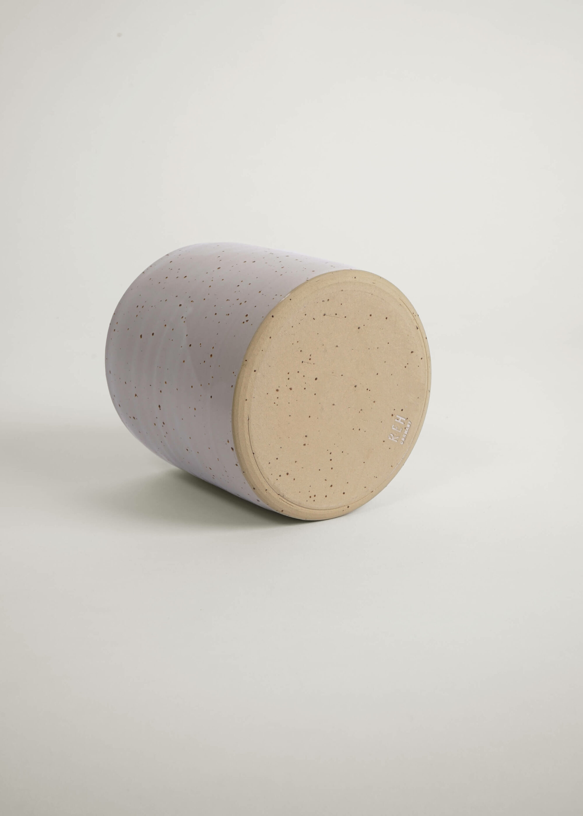 Product image for »Balzar« White Cachepot Ø 18 cm | Genuine Stoneware Ceramic