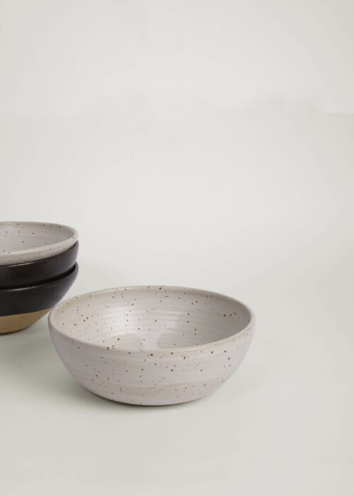 Product thumbnail image for »Wildenhain« White Speckled Stoneware Bowl