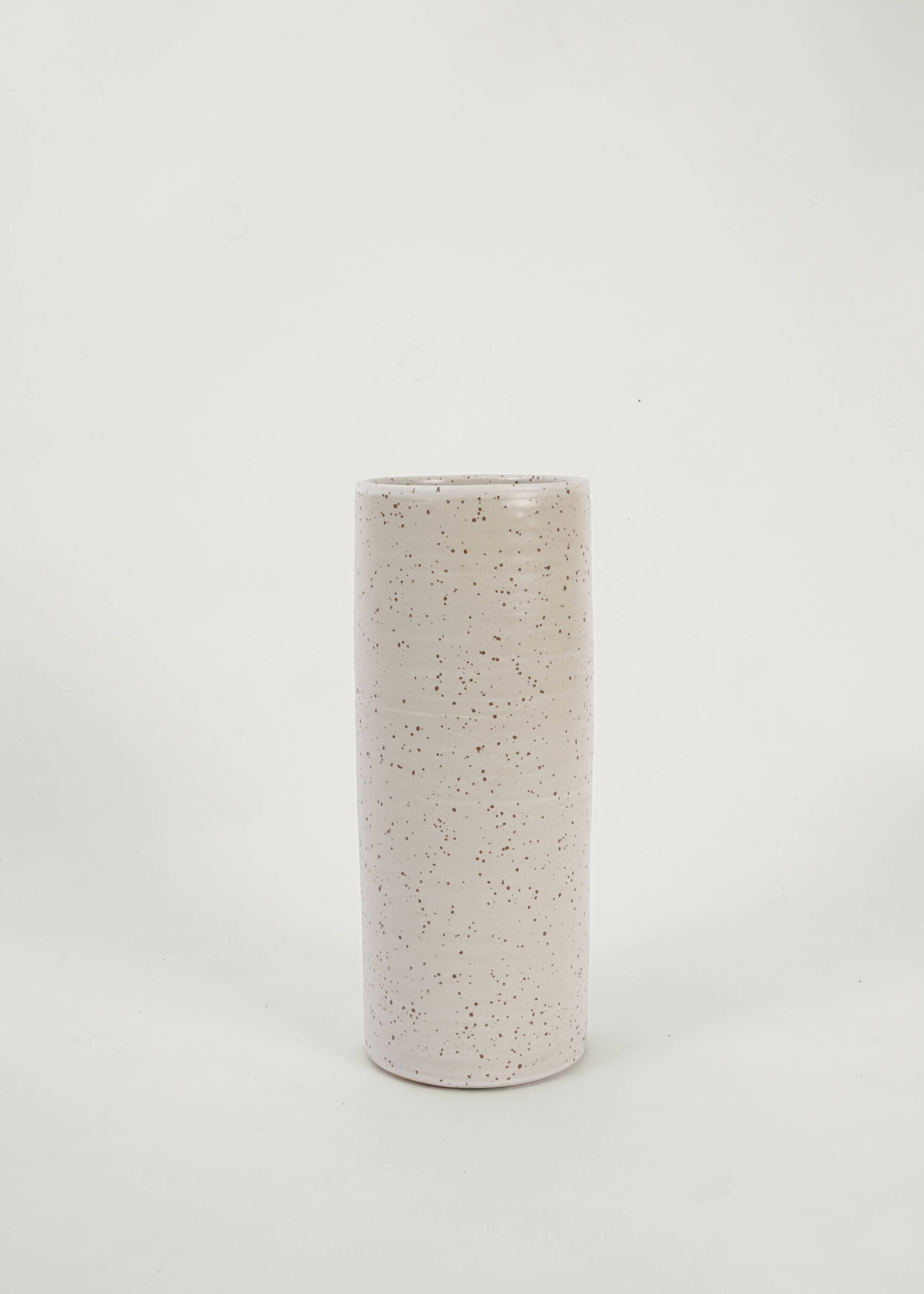 Product image for »Torus White« Large Ceramic Vase | Genuine Stoneware Ceramic