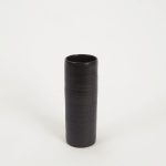 Schwarze Keramik-Vase