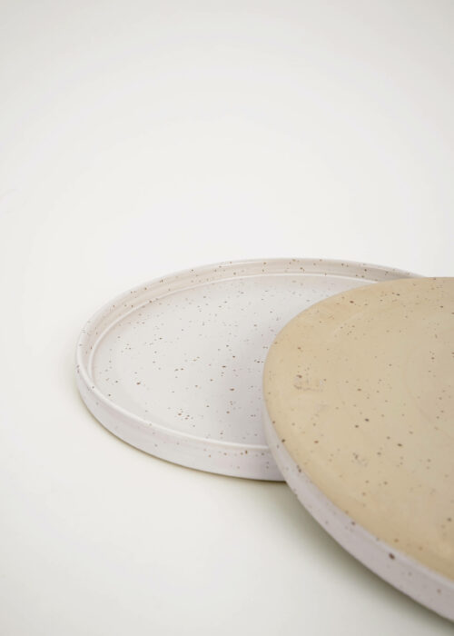 Product thumbnail image for »Hotu White« Matt Stoneware High Rim Plate 27 cm