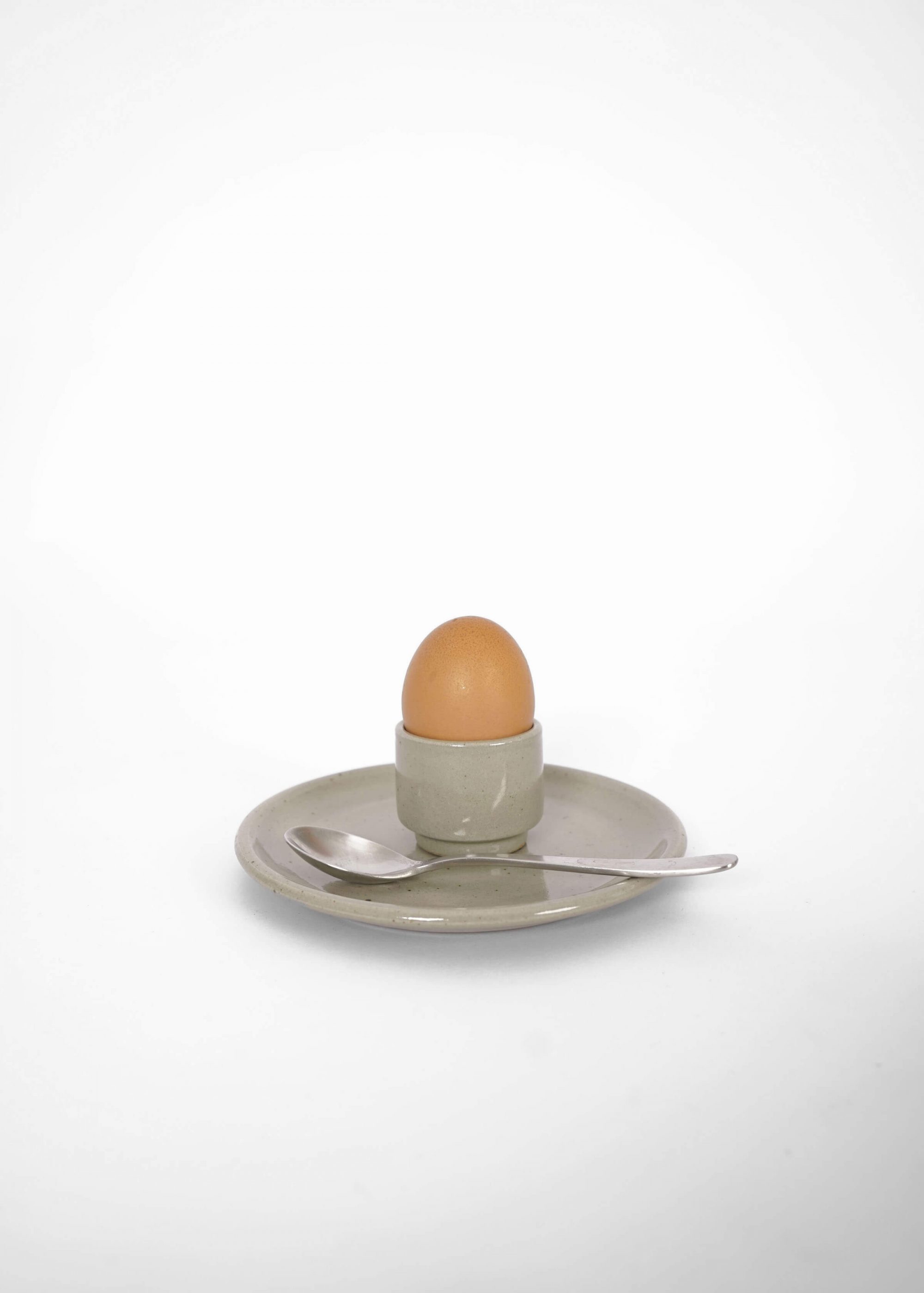 Product image for »Brutal« Grey Egg Cup | Genuine Stoneware Ceramic