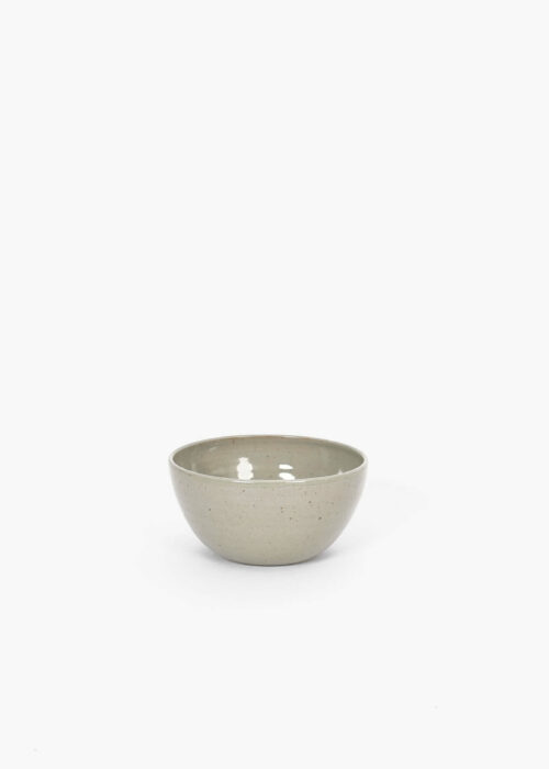 »Brutal« High Bowl Lichen-Grey | Genuine Stoneware