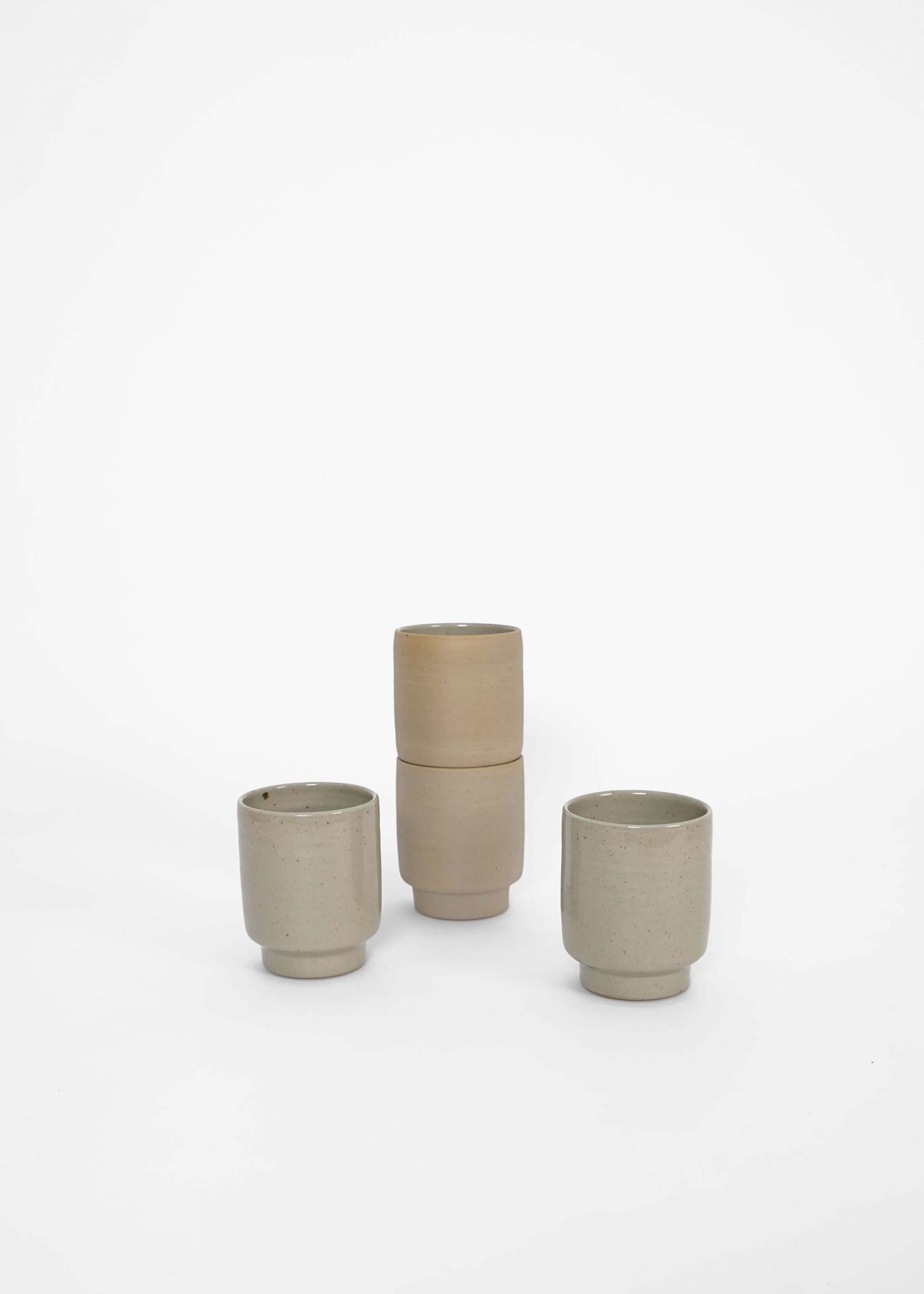 Product image for »Brutal & Beuys« Ceramic Mug 4-Set | Genuine Stoneware