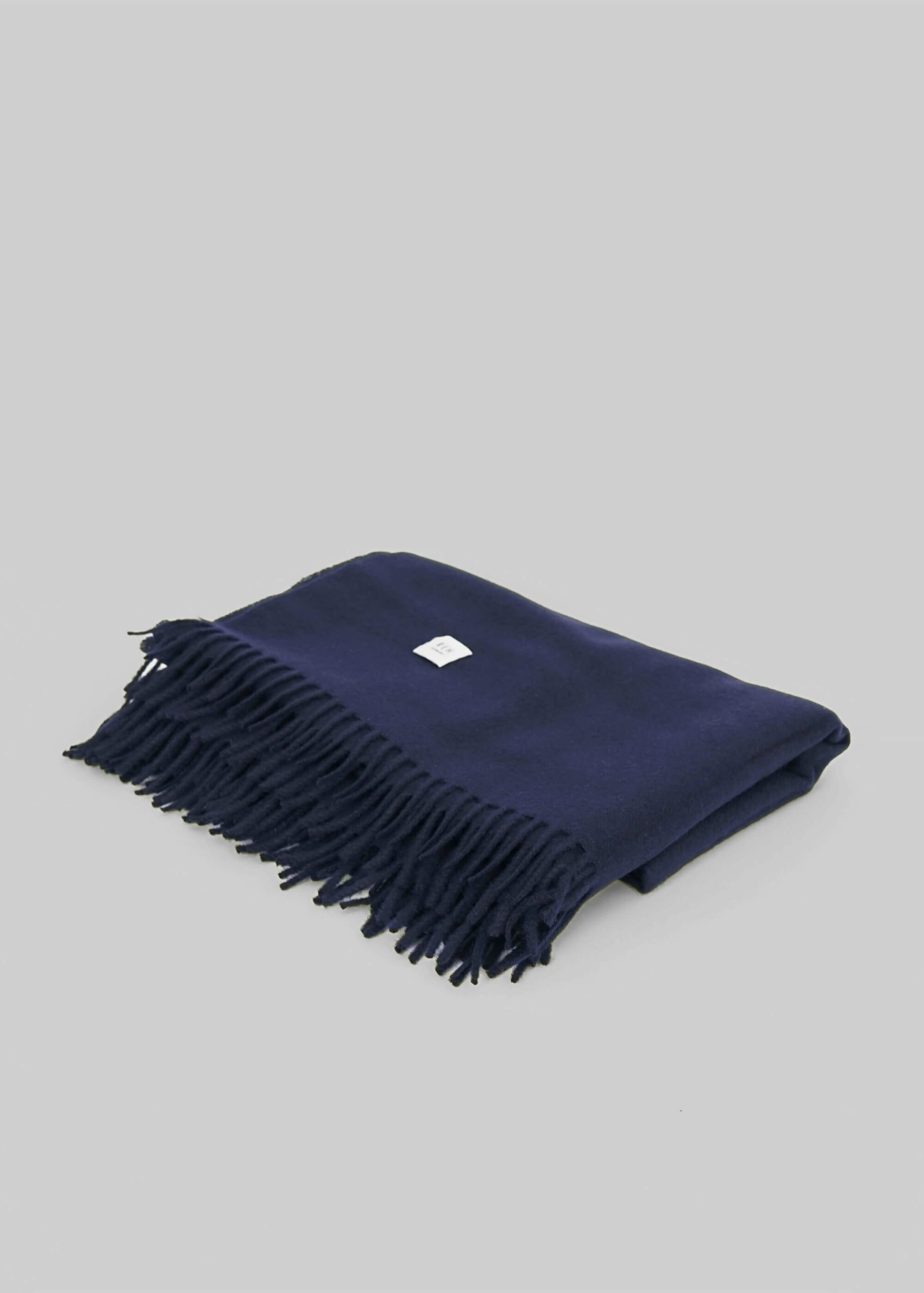 Product image for »Ea« Woven Throw Blanket | Navy