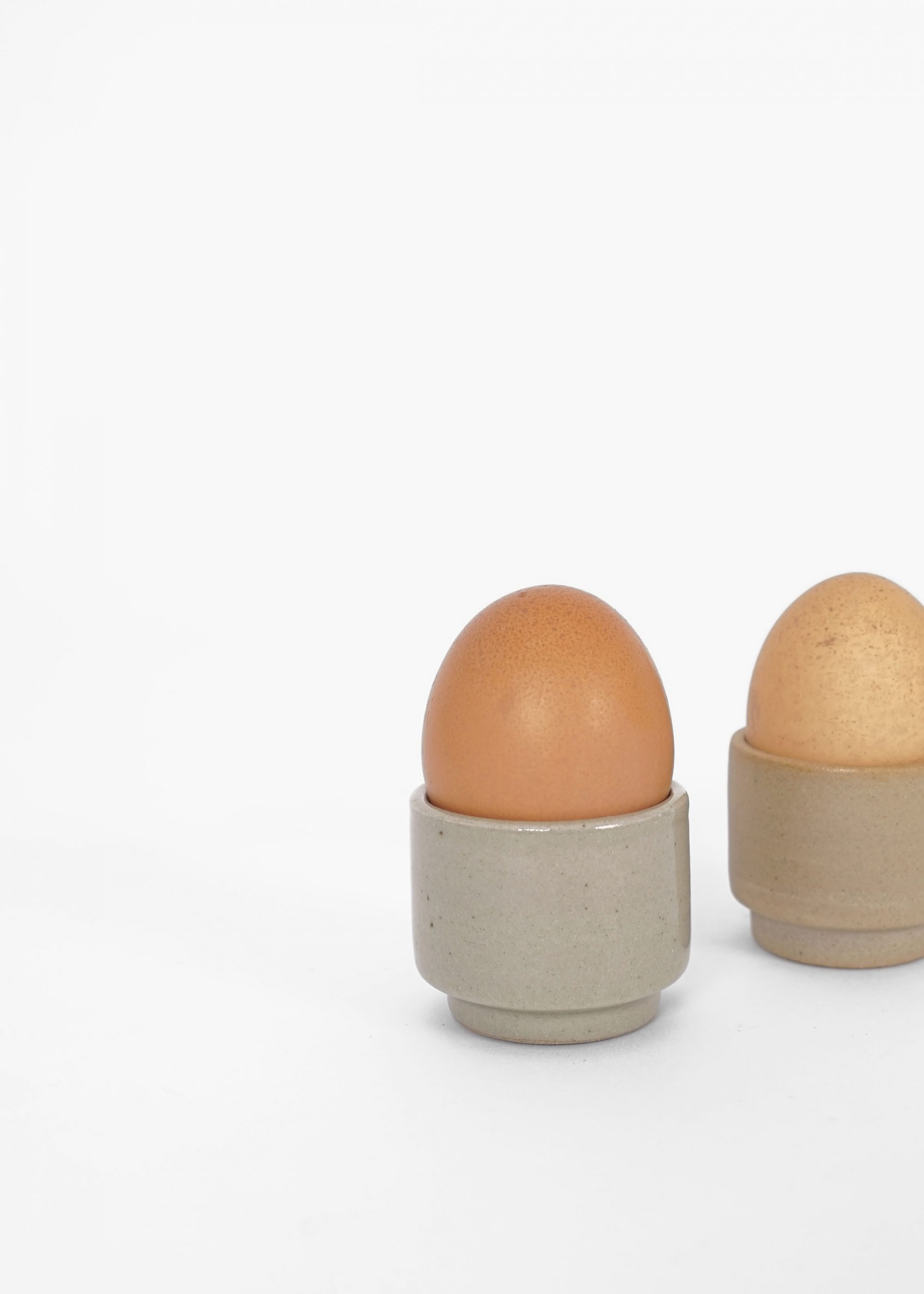 Product image for »Brutal« Grey Egg Cup | Genuine Stoneware Ceramic