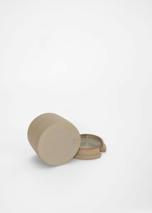 Product thumbnail image for »Beuys« Unglazed Ceramic Jar with Hole | Genuine Stoneware