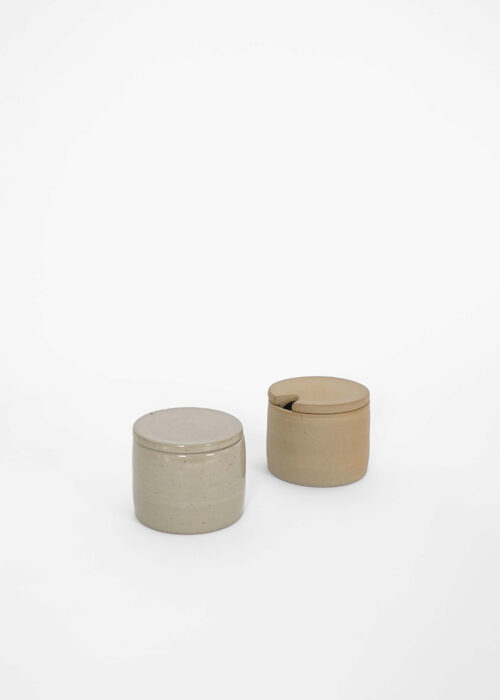 Product thumbnail image for »Brutal« Grey Jar with Lid | Genuine Stoneware