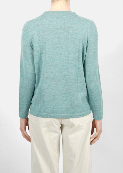Product thumbnail image for »Aqua« Turquoise Light-Weight Sweater Baby Alpaca