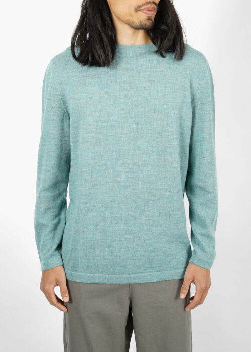 »Aqua« Light-Weight Sweater Baby Alpaca | Turquoise