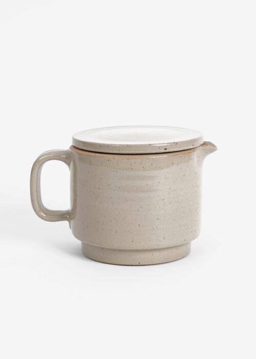 »Brutal« Grey Teapot 1.0 litre | Genuine Stoneware Ceramic