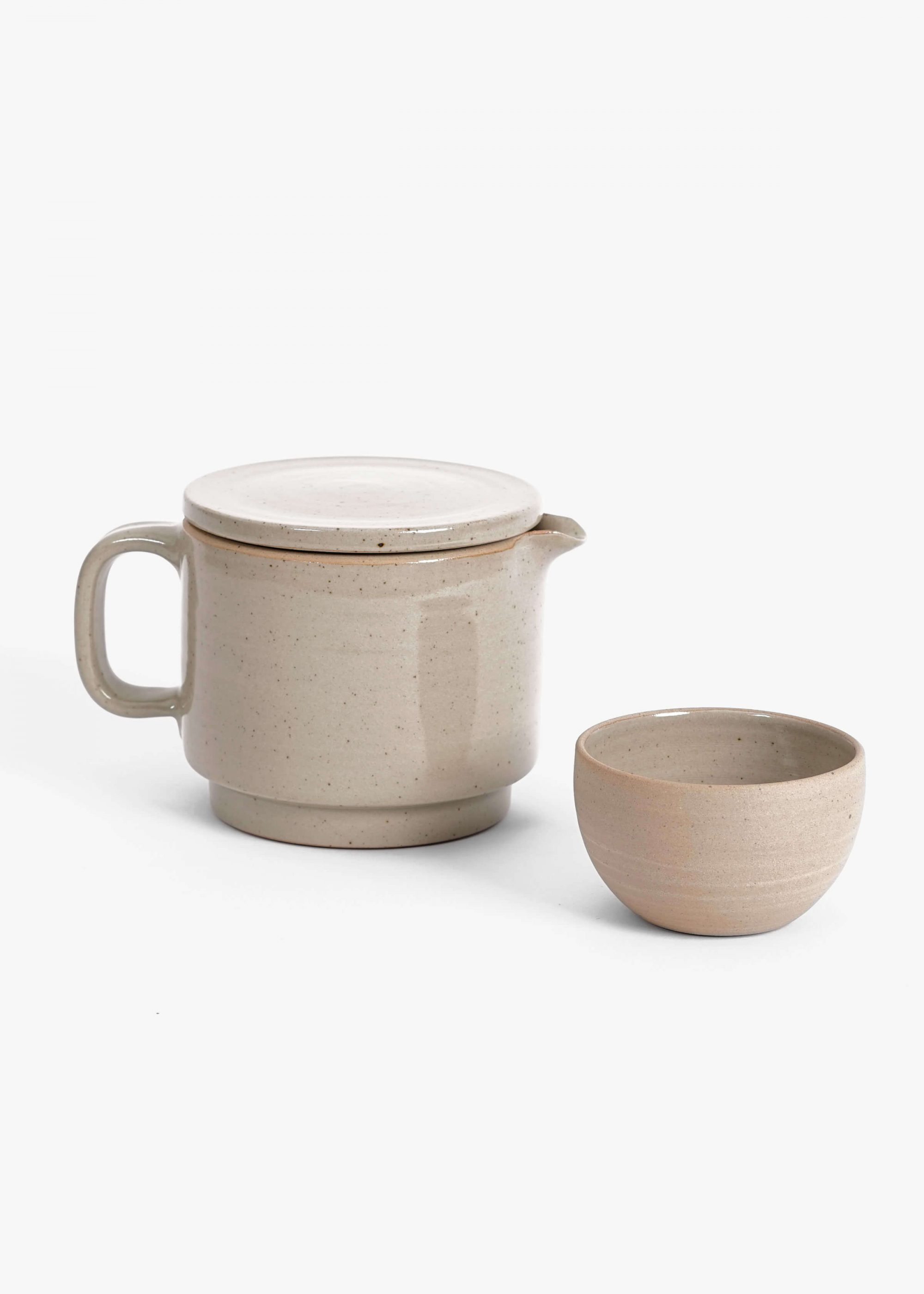 Product image for »Brutal« Grey Teapot 1.0 litre | Genuine Stoneware Ceramic