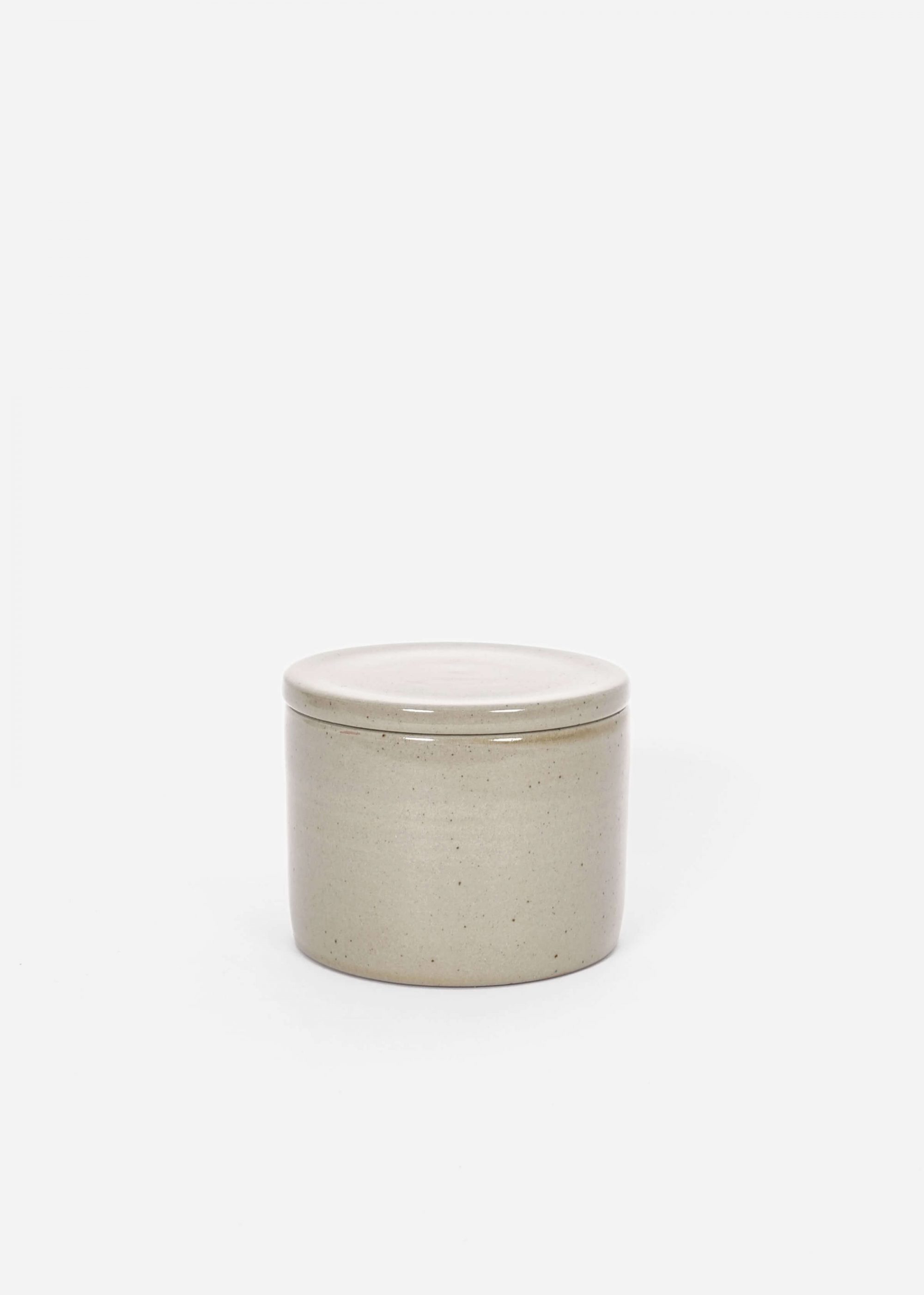 Product image for »Brutal« Grey French Butter Dish | Genuine Stoneware Ceramic