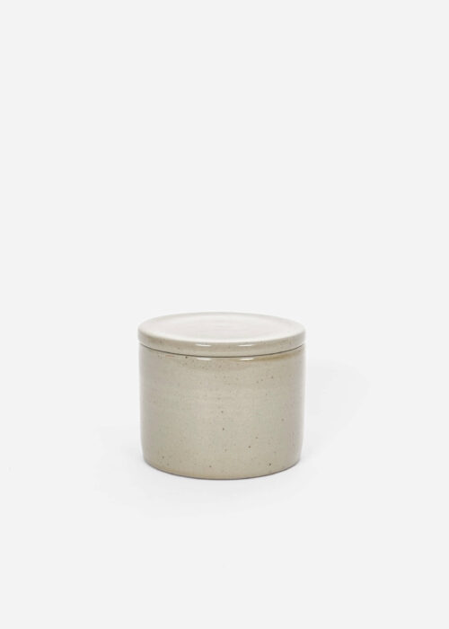 Product thumbnail image for »Brutal« Grey French Butter Dish | Genuine Stoneware Ceramic