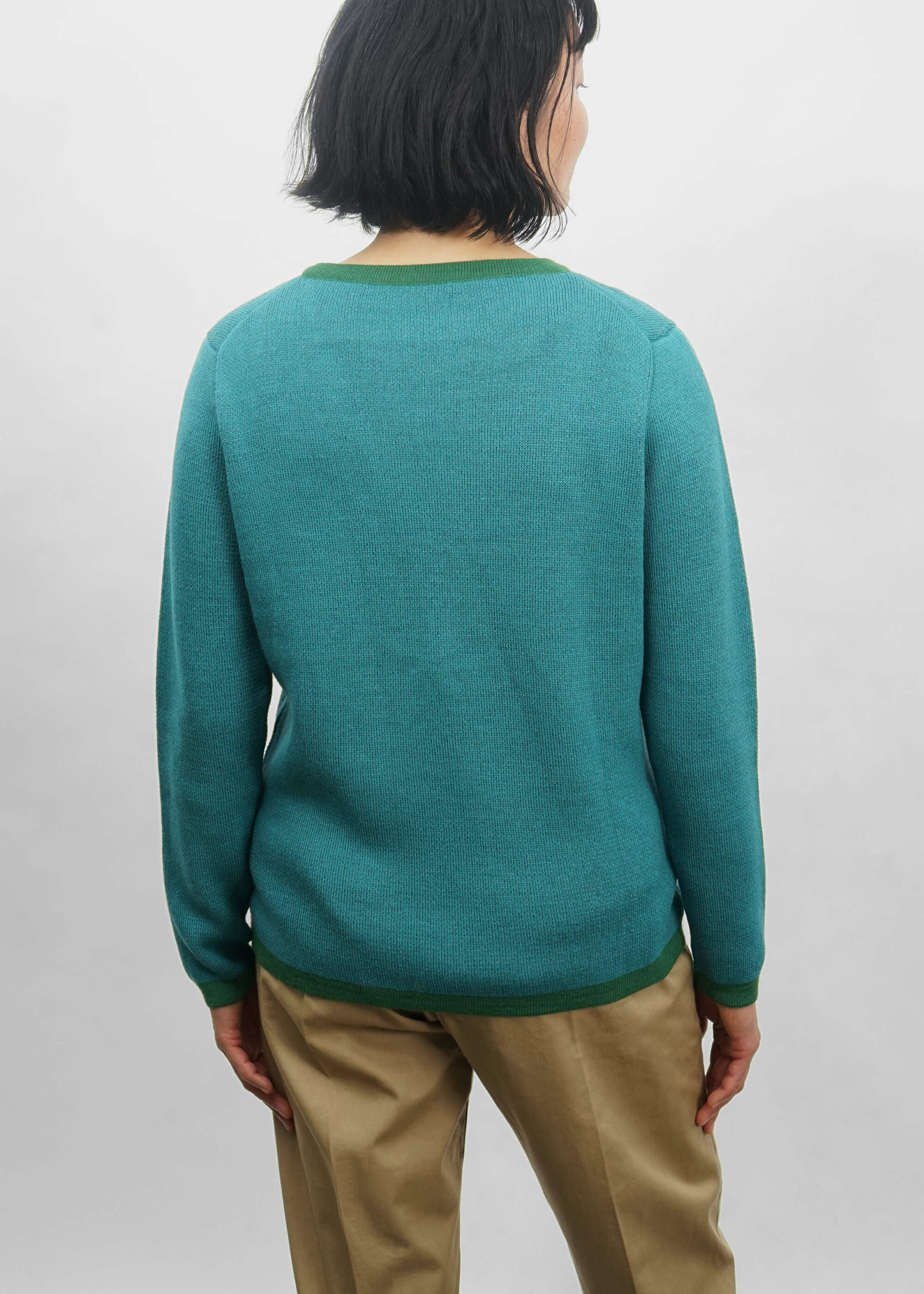 Product image for »Hockney« Turquoise Green Sweater | 100% Baby Alpaca