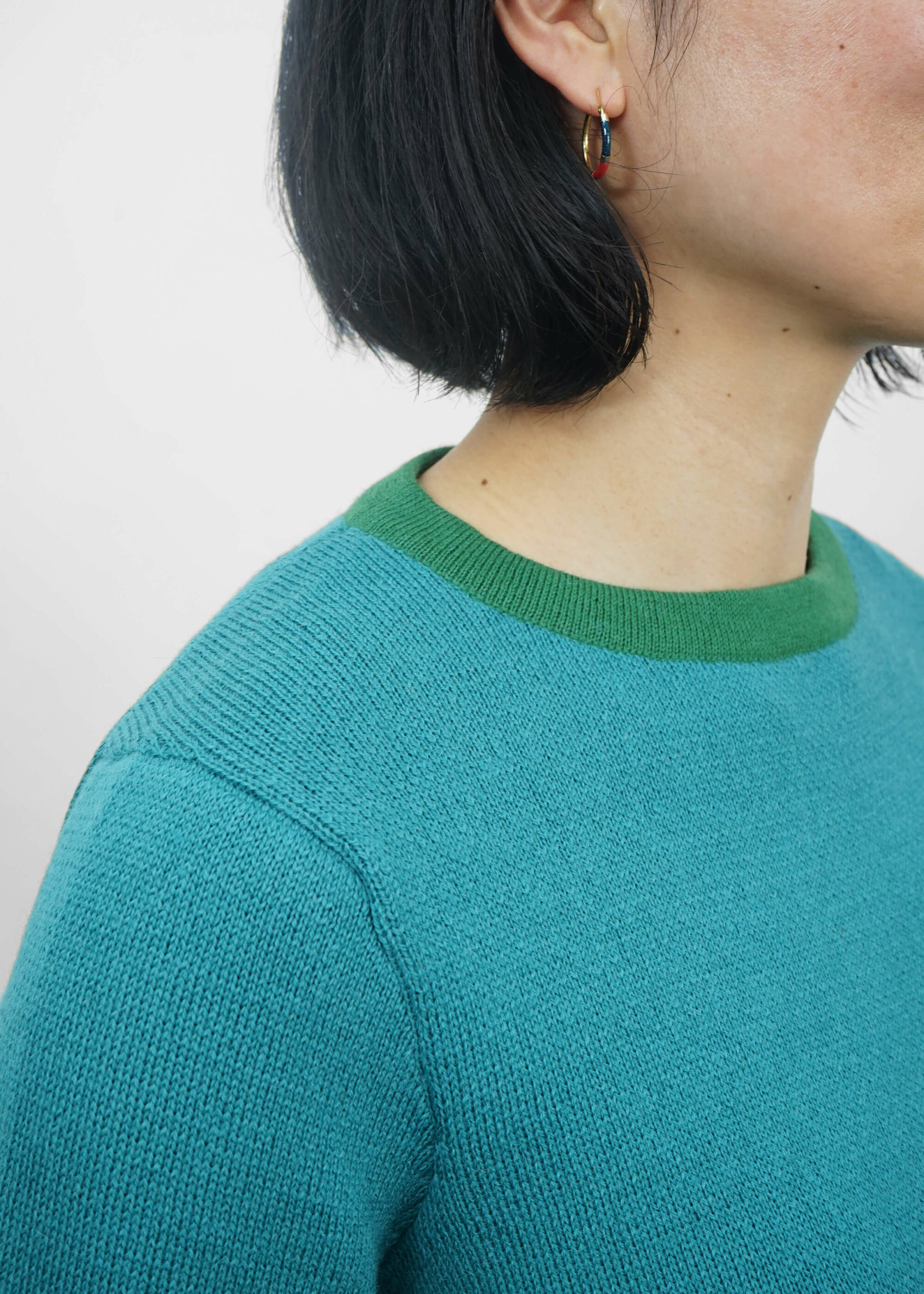 Product image for »Hockney« Turquoise Green Sweater | 100% Baby Alpaca