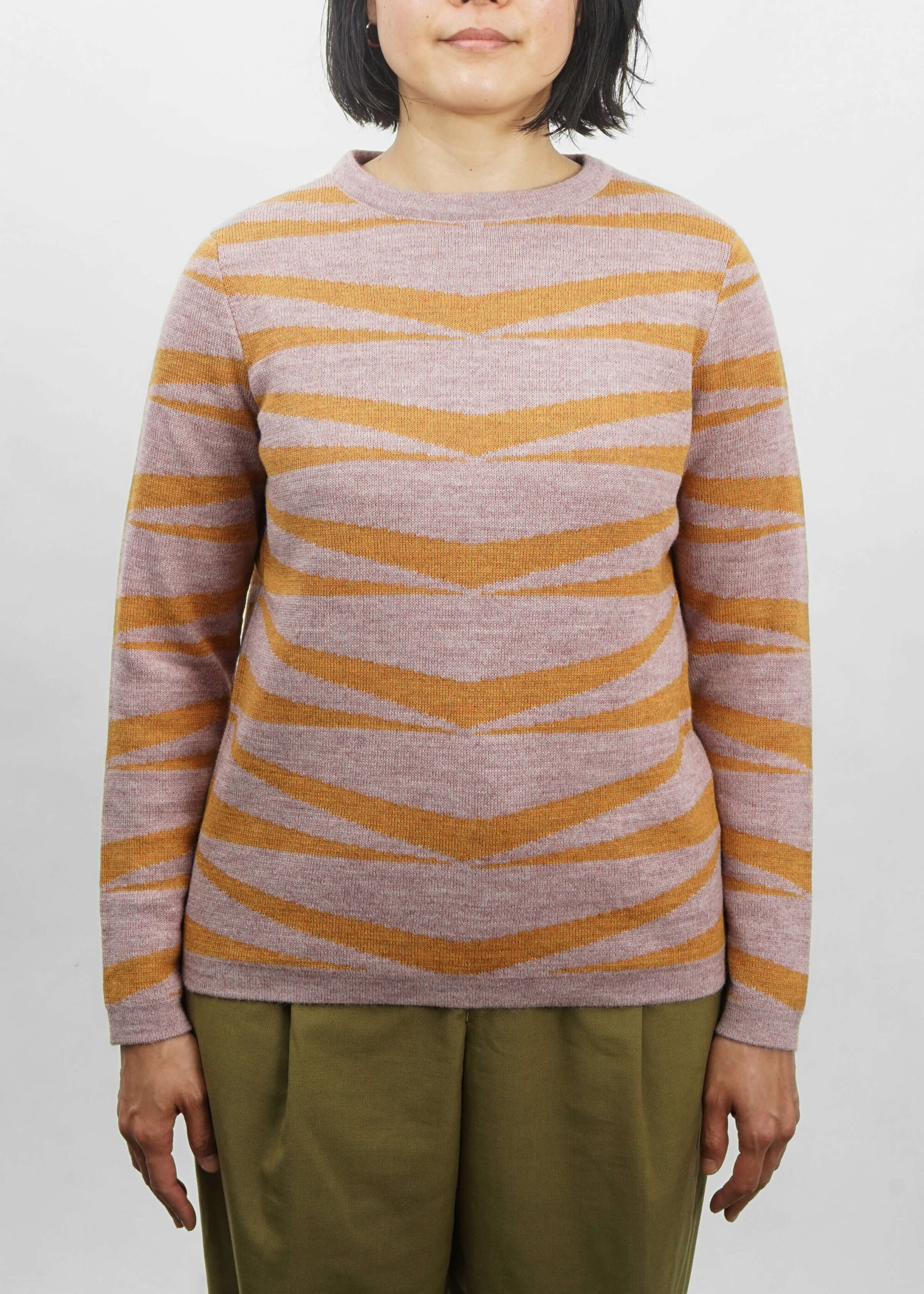 Product image for »Inti« Pale Pink Yellow Sweater Baby Alpaca