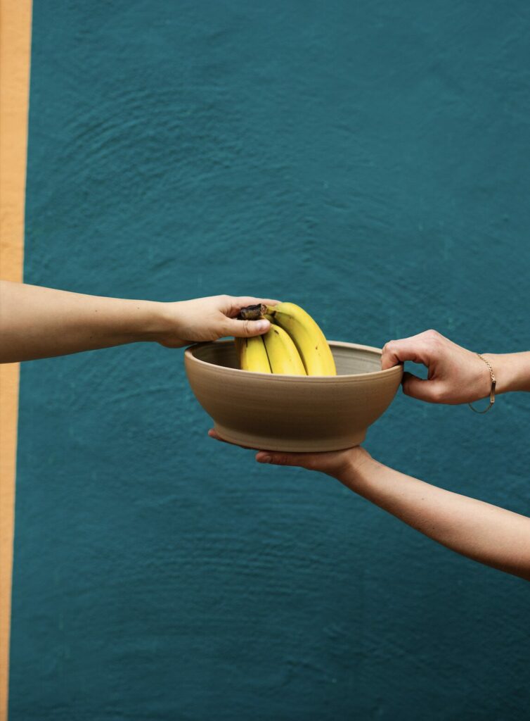 Handthrown Unglazed Stoneware Ceramic Bowl by REH (GERMANY) at Bruno Taut Architecture Berlin