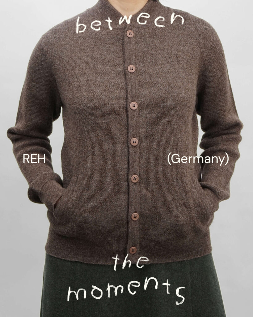 Enzo Mari braune Strickjacke von REH (Germany)